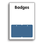 Integrated Butterfly Name-Badges